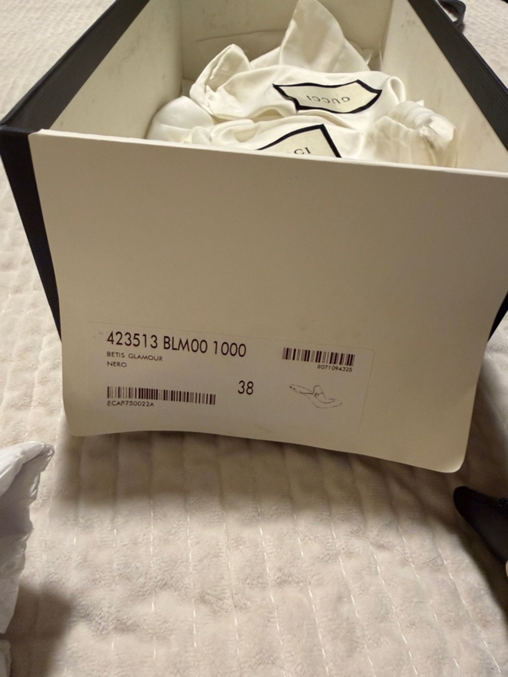 Gucci Black Leather Mule Loafers with Gold Horsebit - Picture 5 of 6